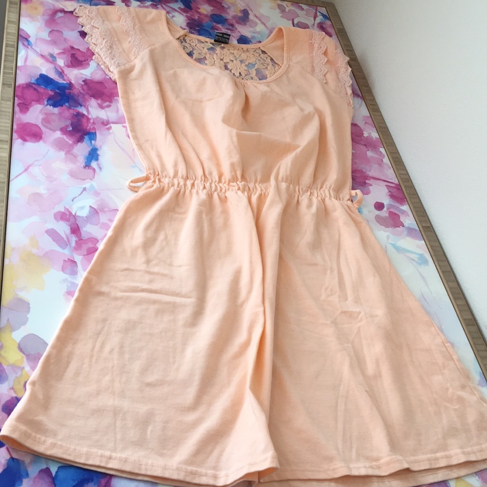Peach Mini Dress